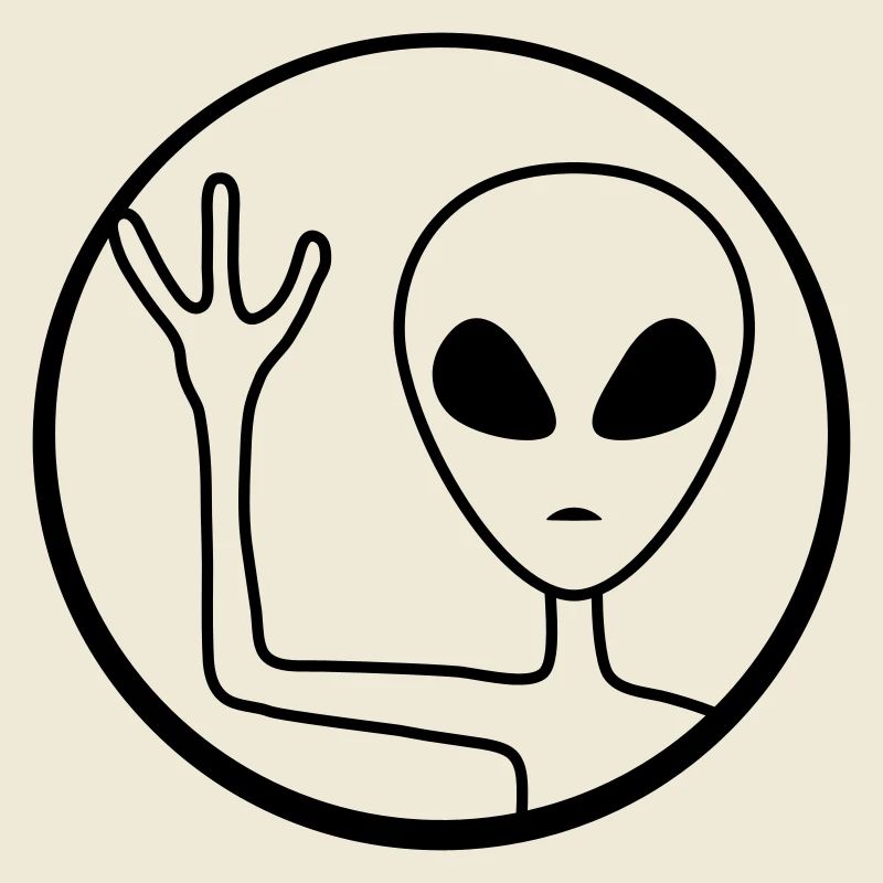 Circle Alien waves friendly