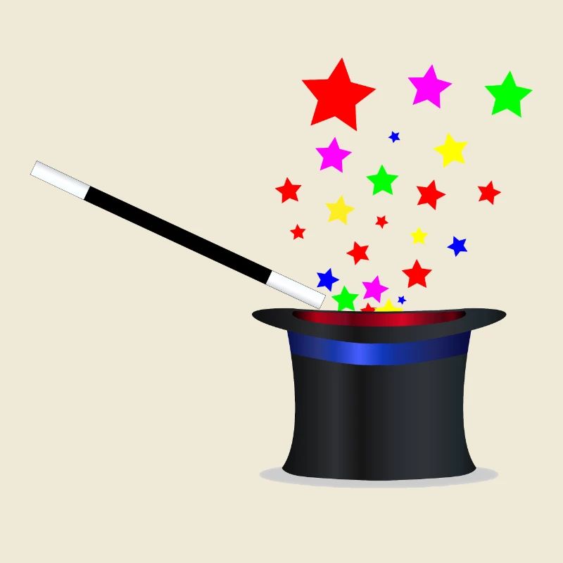 Magic Hat And Wand