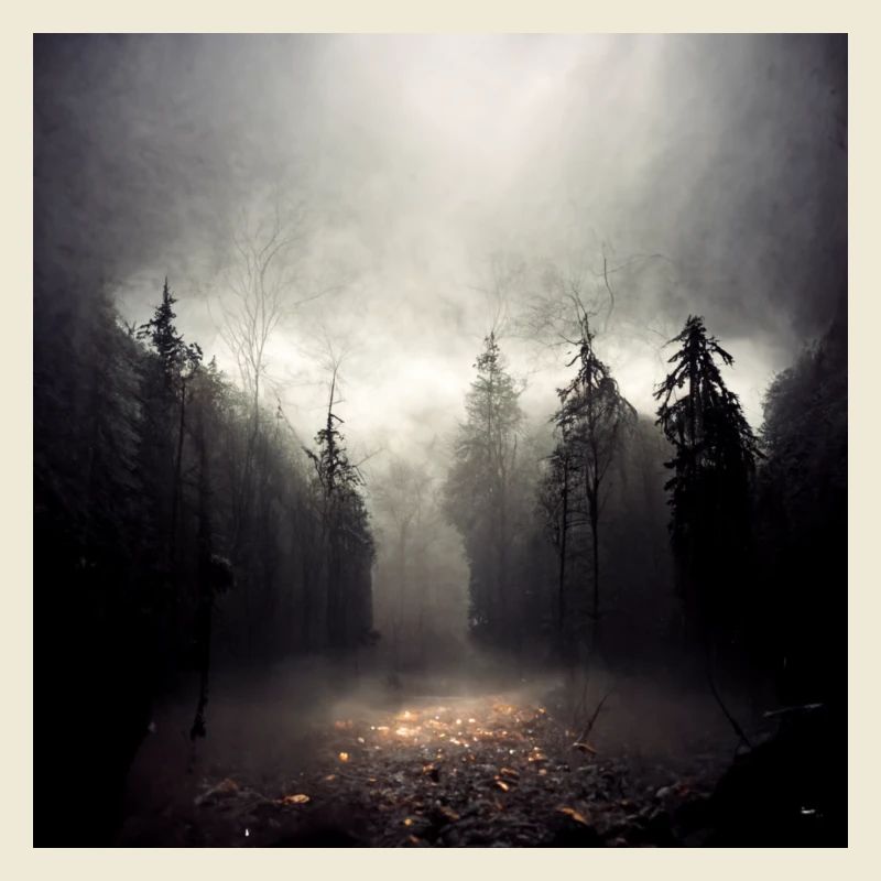 Dunkler Wald