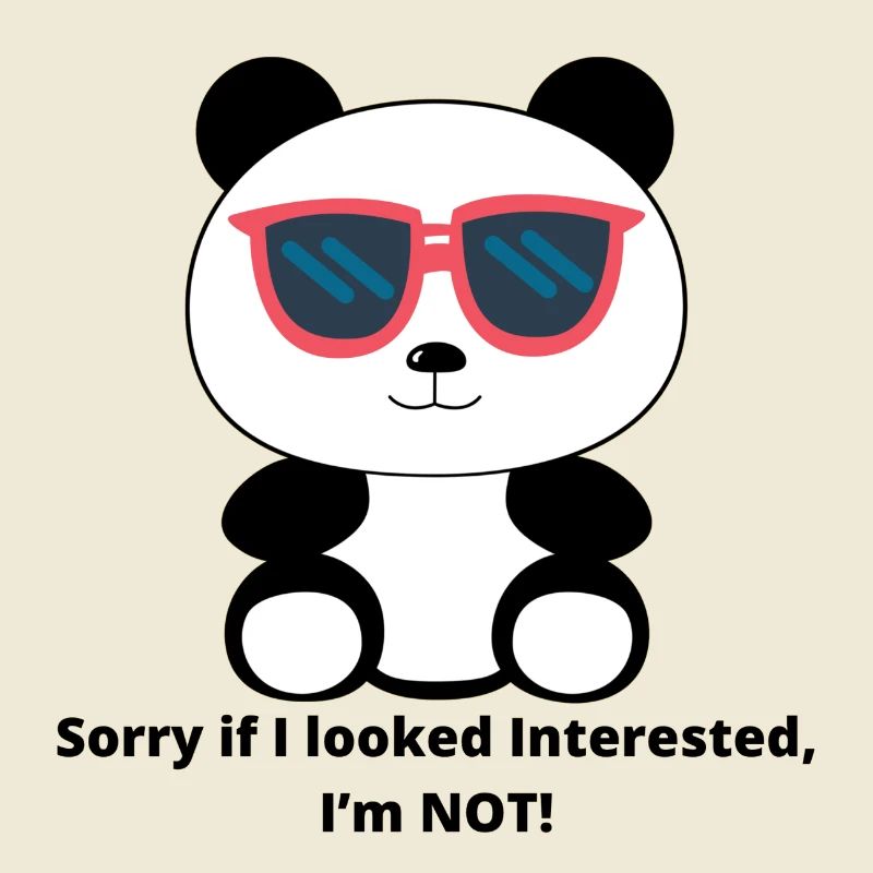 Panda pas intéressé