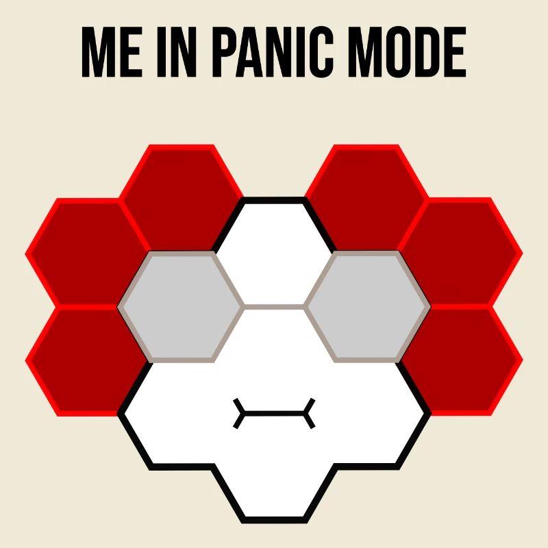 Me in panic mode