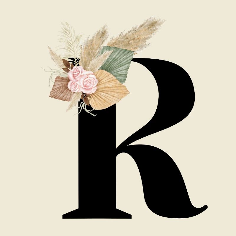 Buchstabe R Blumen