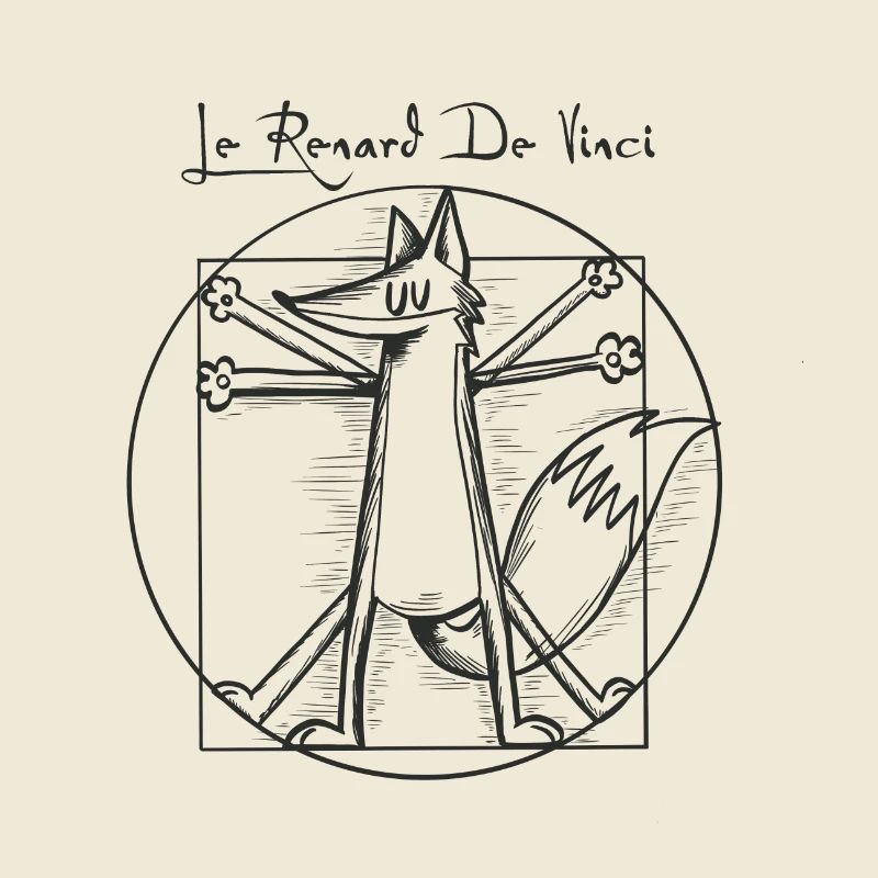 Le Renard de Vinci black