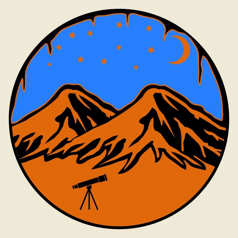 Starry Sky Mountains