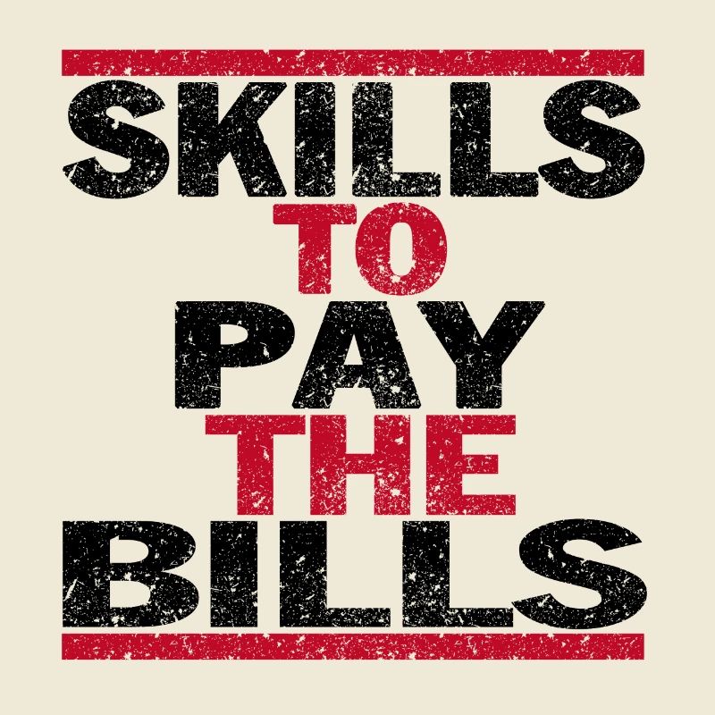 Compétences Pour Payer Les Factures Grunge
