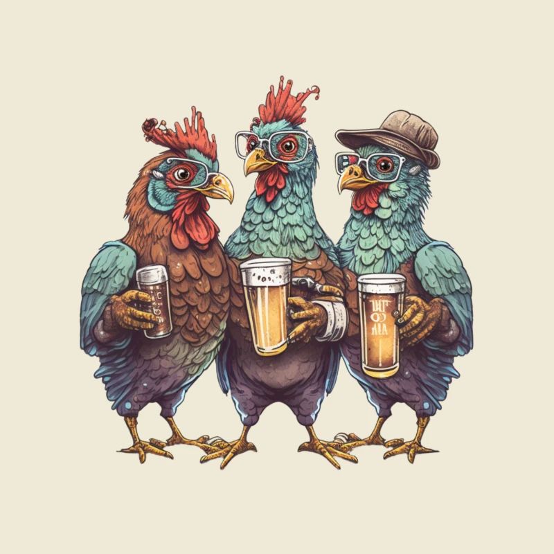 Robinets hipster cool - Gockel avec de la bière