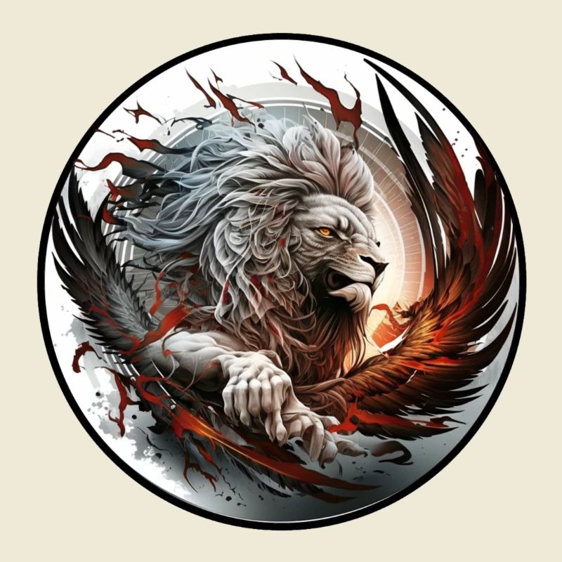 lion de feu