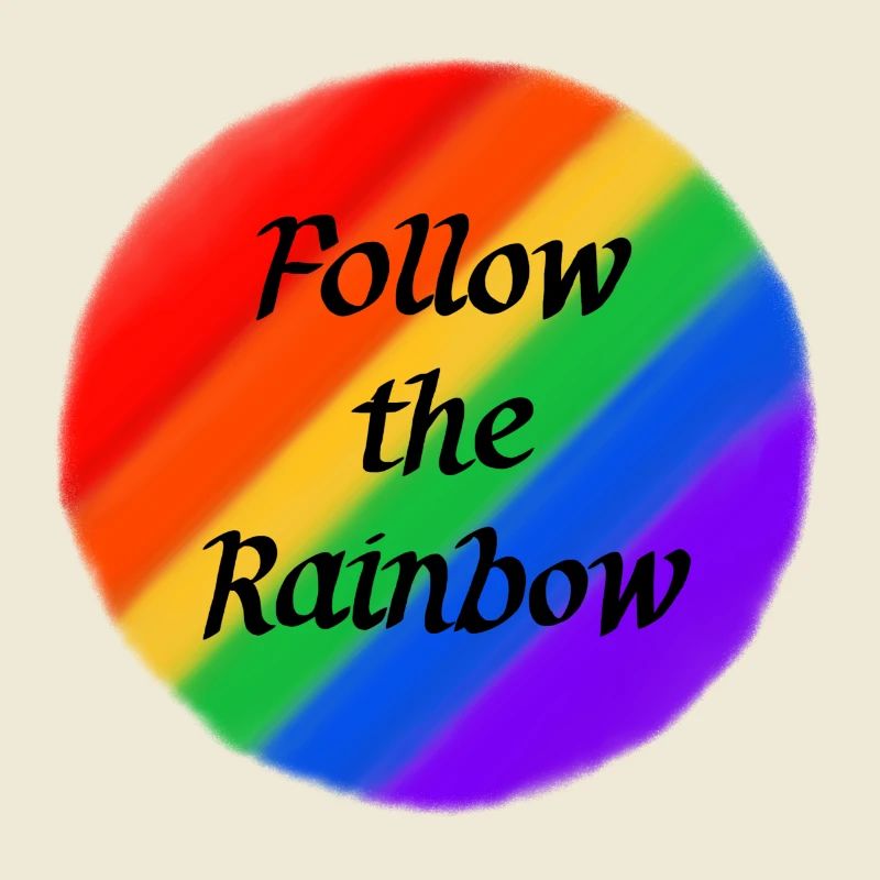 Folgen Sie dem Regenbogen