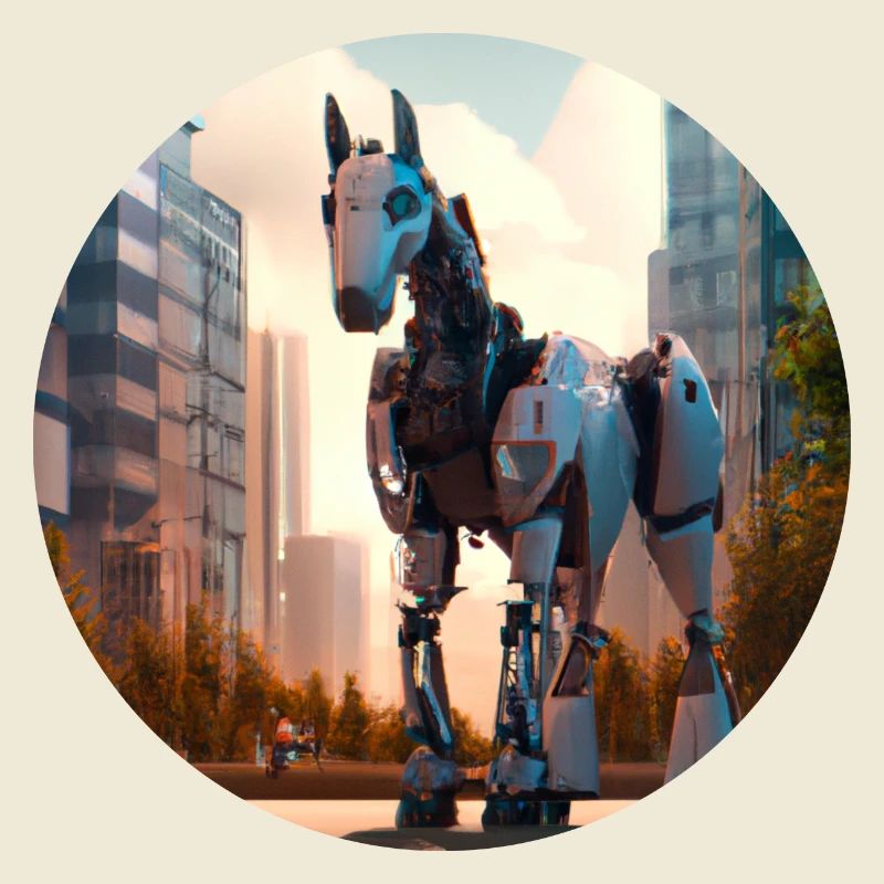Roboter-Pferd