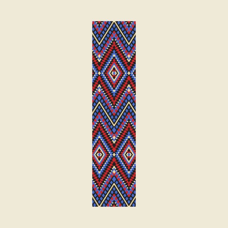 Monogramm Buchstabe I - geometrisches Muster
