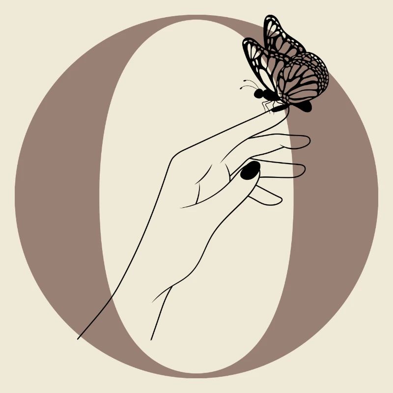 letter o magic butterfly