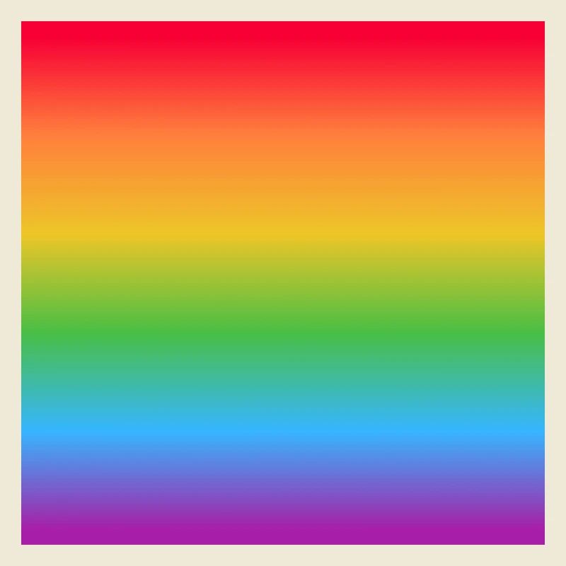 Rainbow flag gradient
