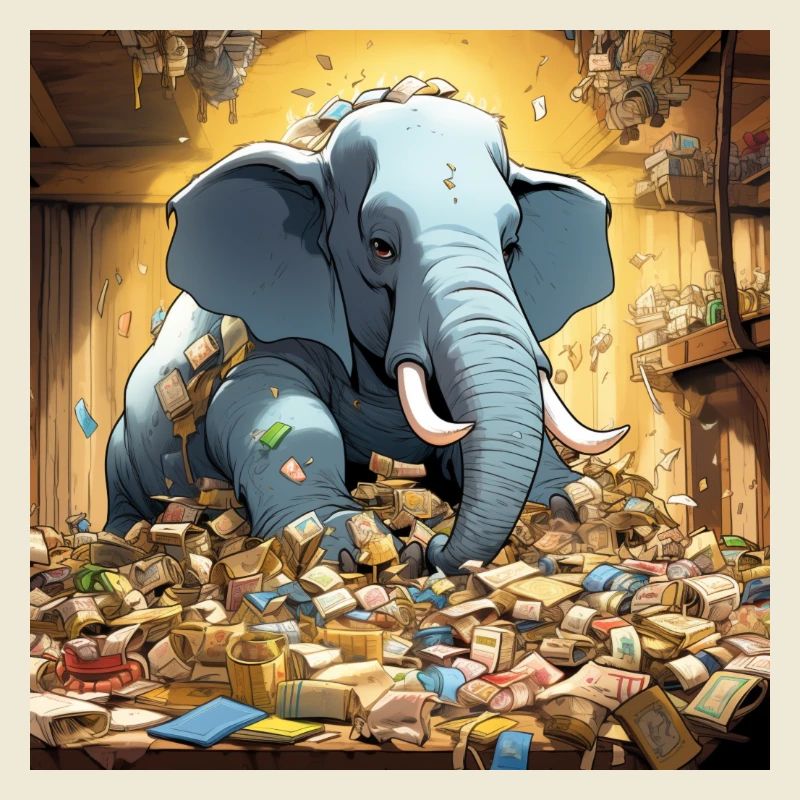 Comic style Elephant