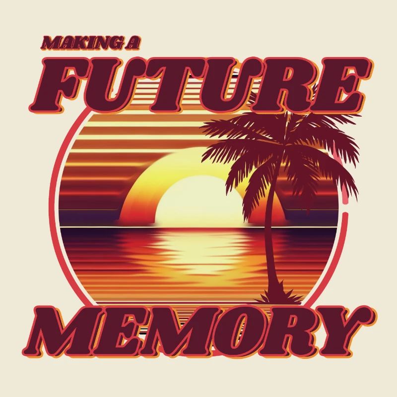 Making a Future memory, relaxing at sunset.