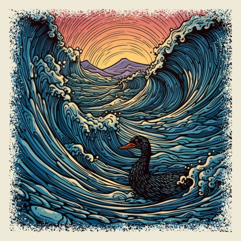 Chasse à l’arc bain romantique 8 bit Duck Baignoire