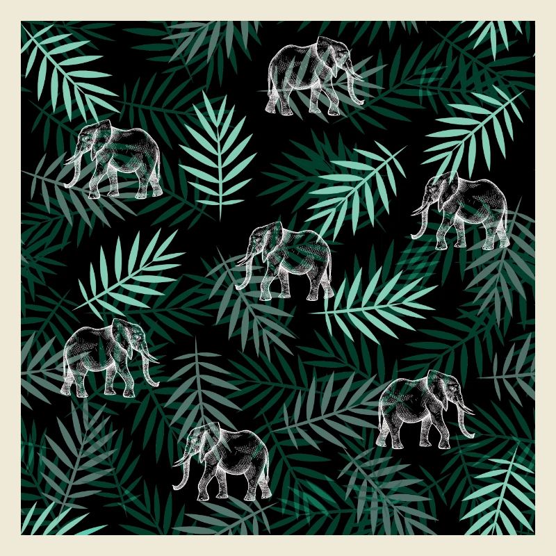 Elefanten-Muster Elephant Pattern