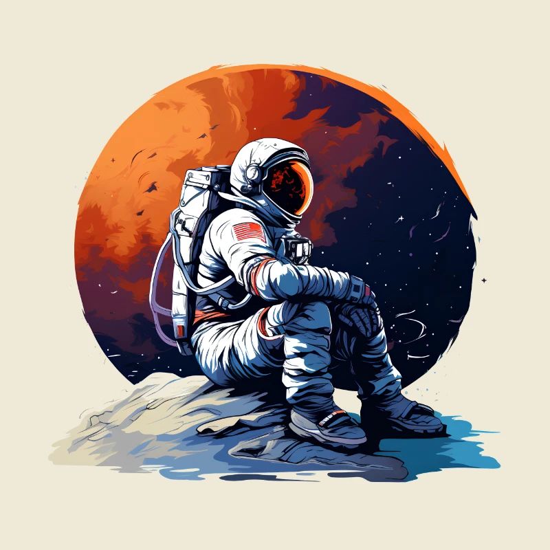 Stranded astronaut