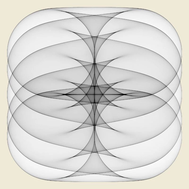 Trendy design with curved lines