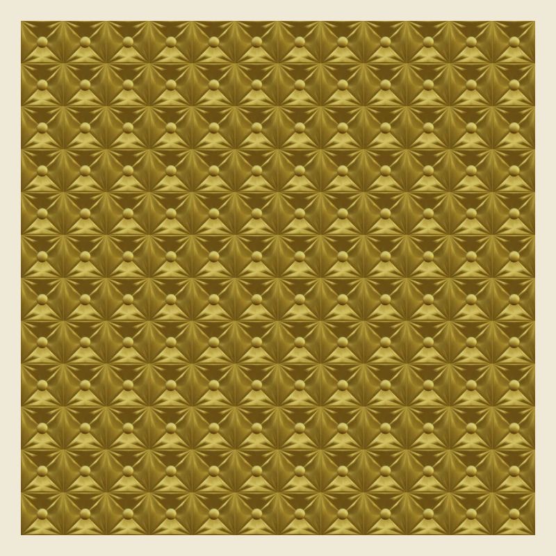 Diamond Tufting pattern Gold