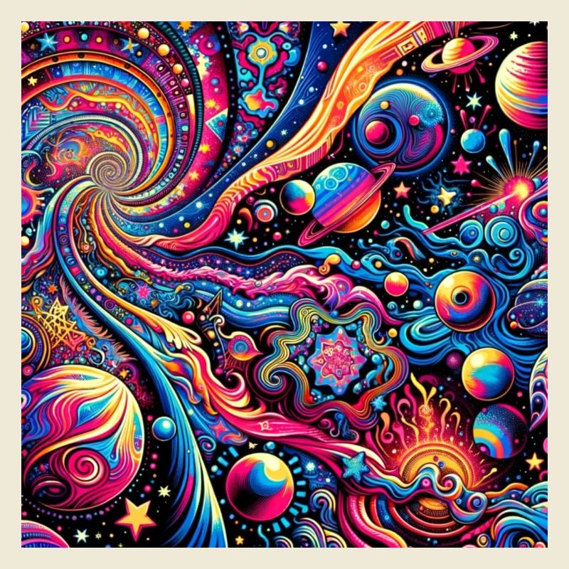 psychedelic artwork inspired