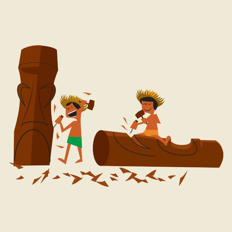 Sculpteurs de Tikis