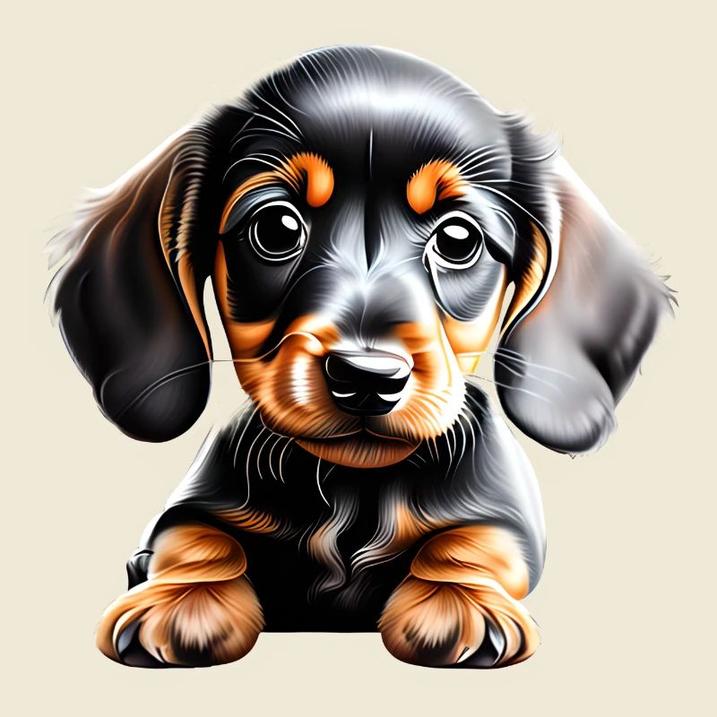 Teckel Chiot Chiens Teckel Chien Propriétaire Chien