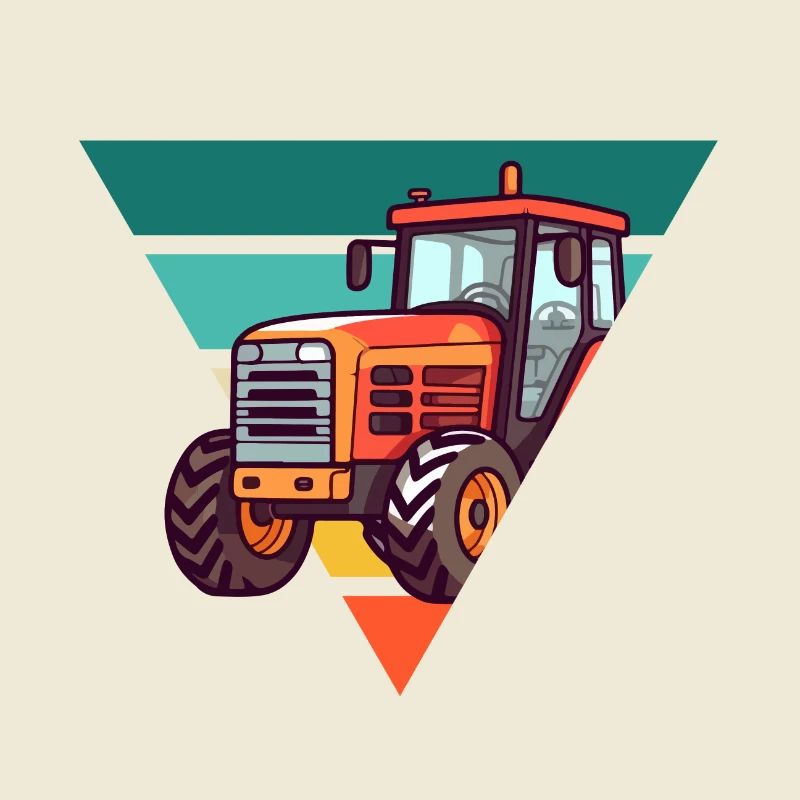 Vintage Traktor - Geschenkidee