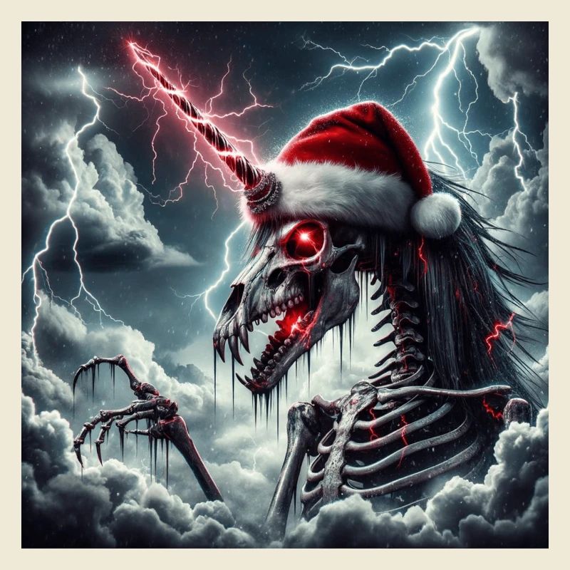 Licorne de Noël