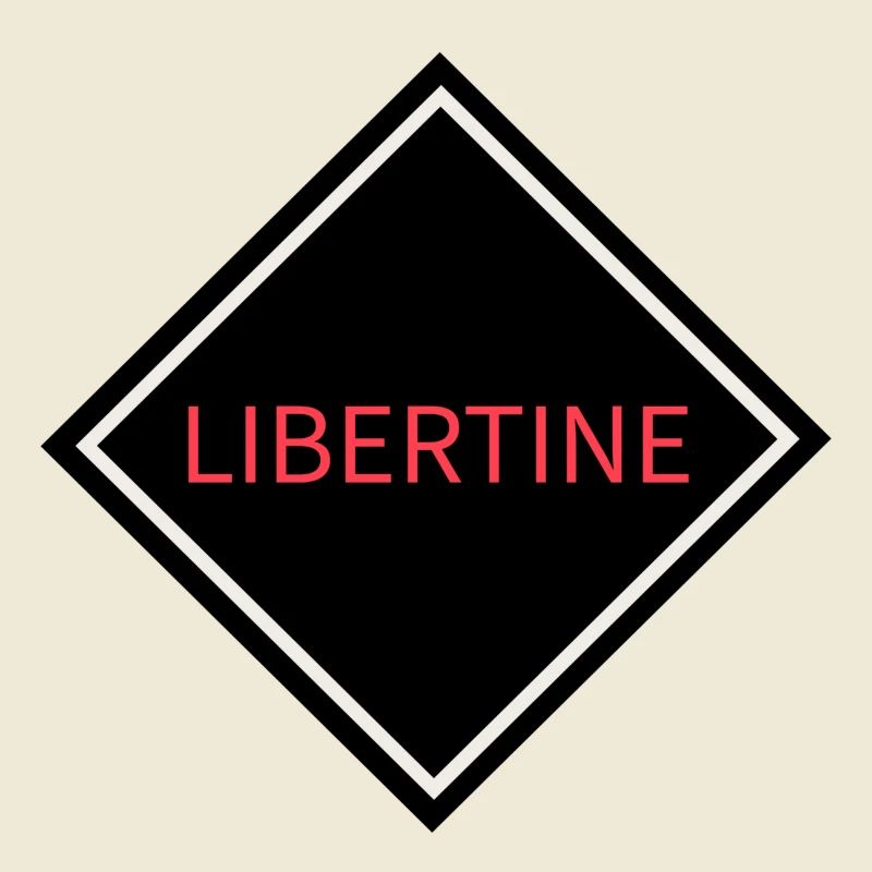Libertine Warnschild