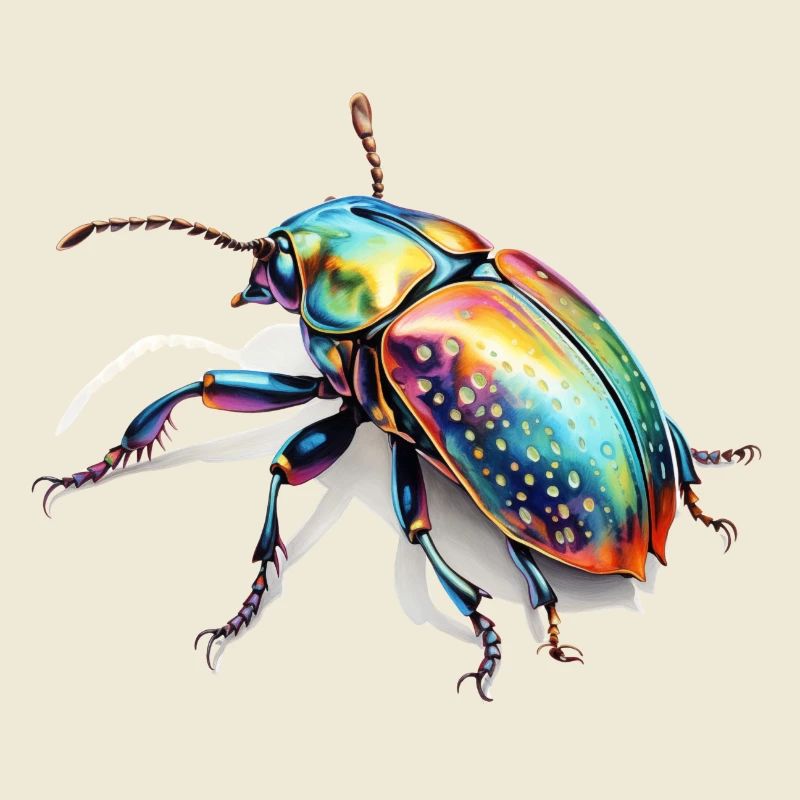 Insecte arc-en-ciel
