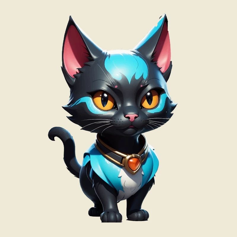 Chat Bande Dessinée Mignon