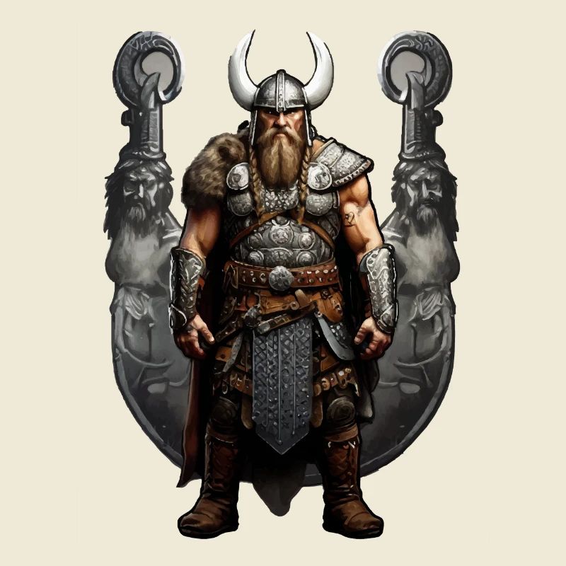 Wikinger Krieger Walhalla