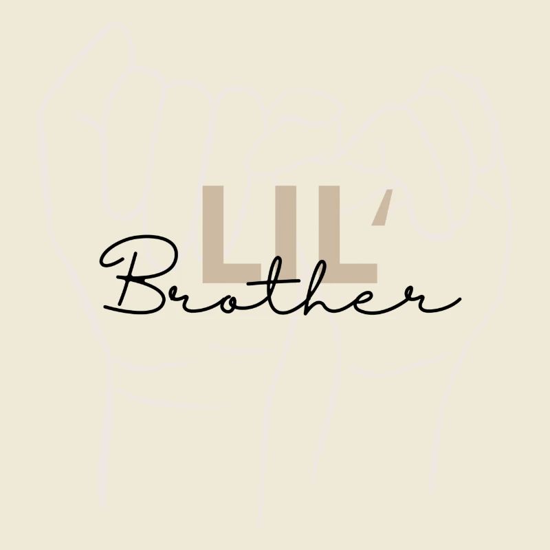 Kleiner Bruder - Geschwister Design
