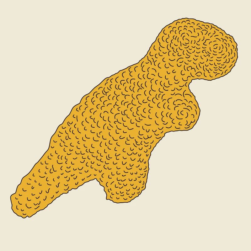 Dinosaurier Nugget