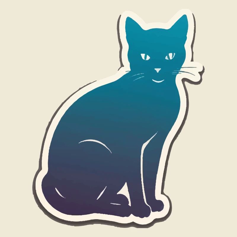 Silhouette de chat