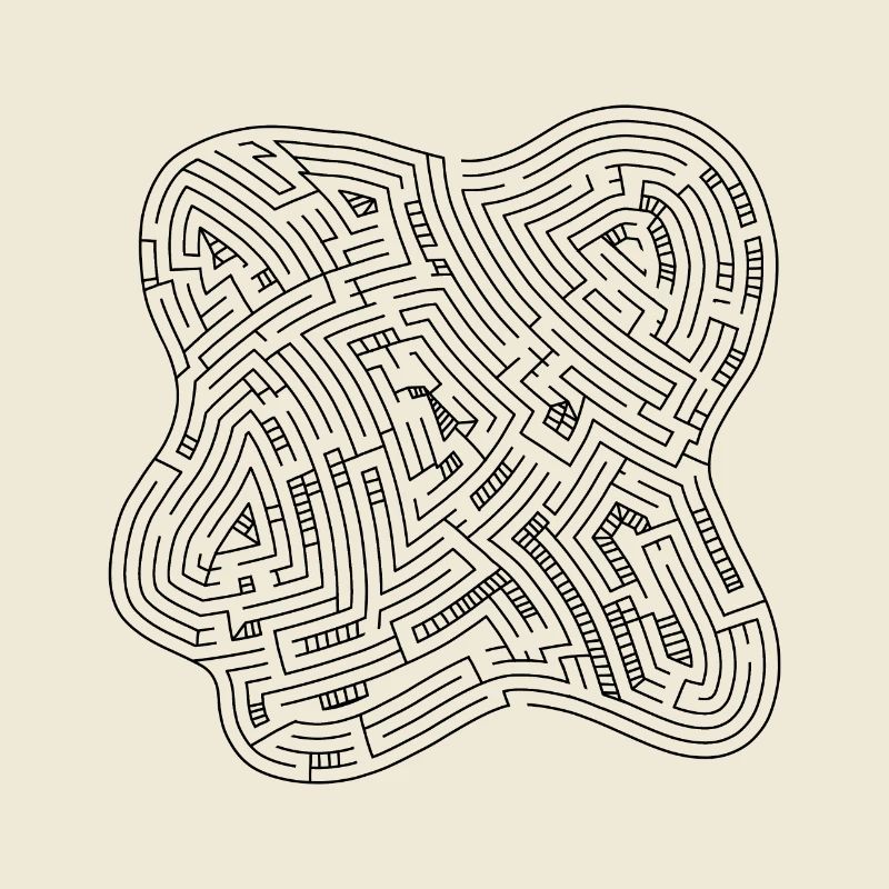 Labyrinth 3 (black version)