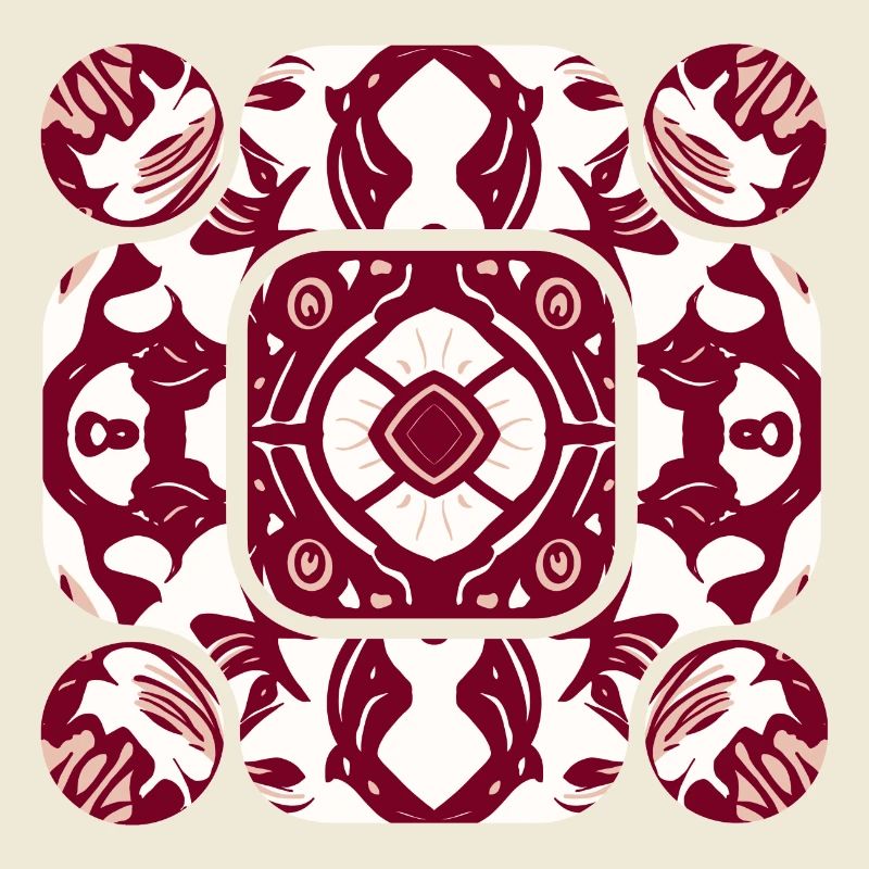 White and red abstraction