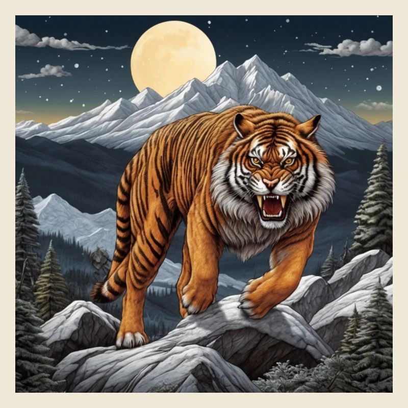 Vision réaliste Tigre