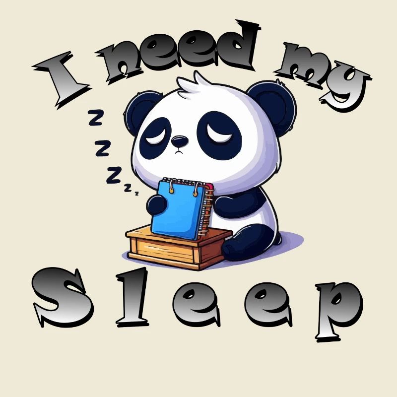 Panda Sleep Schläfrig