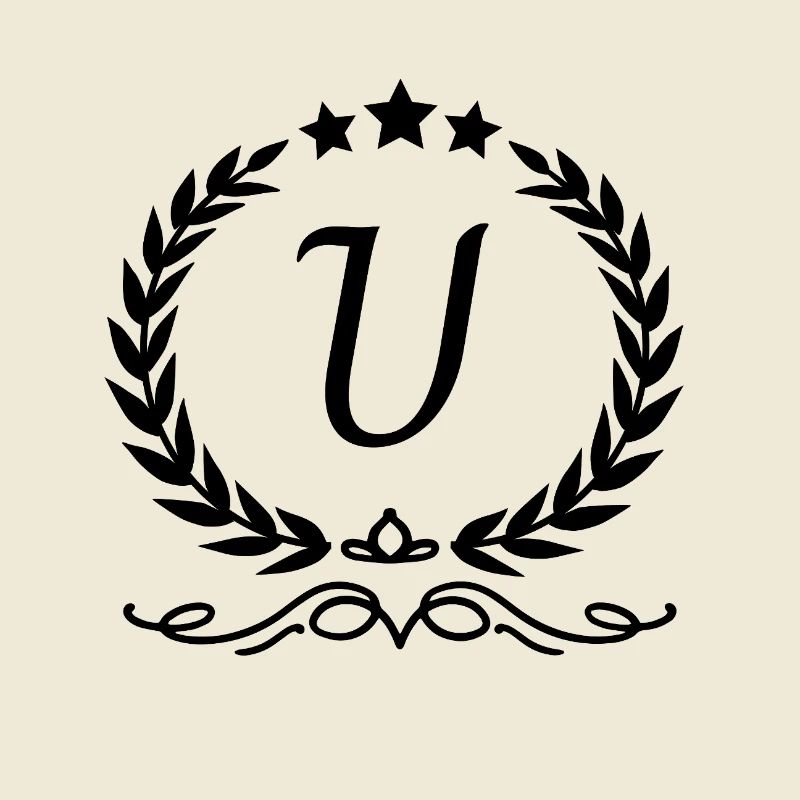 Buchstabe u Krone