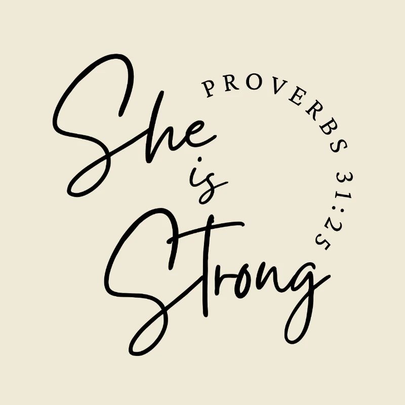 She's strong