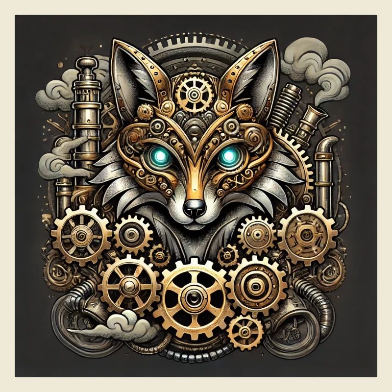 Steampunk Fox Sentinel