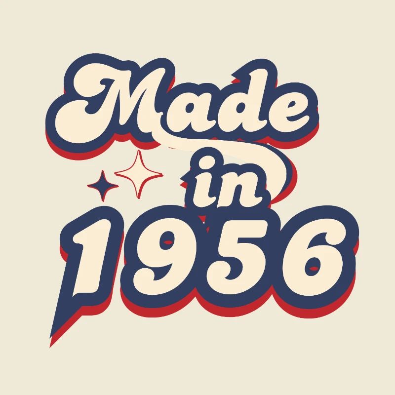 Made in 1956 retro