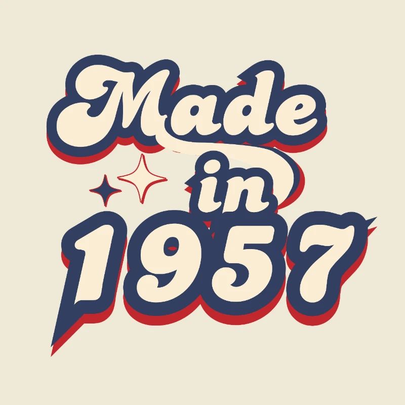 Made in 1957 retro