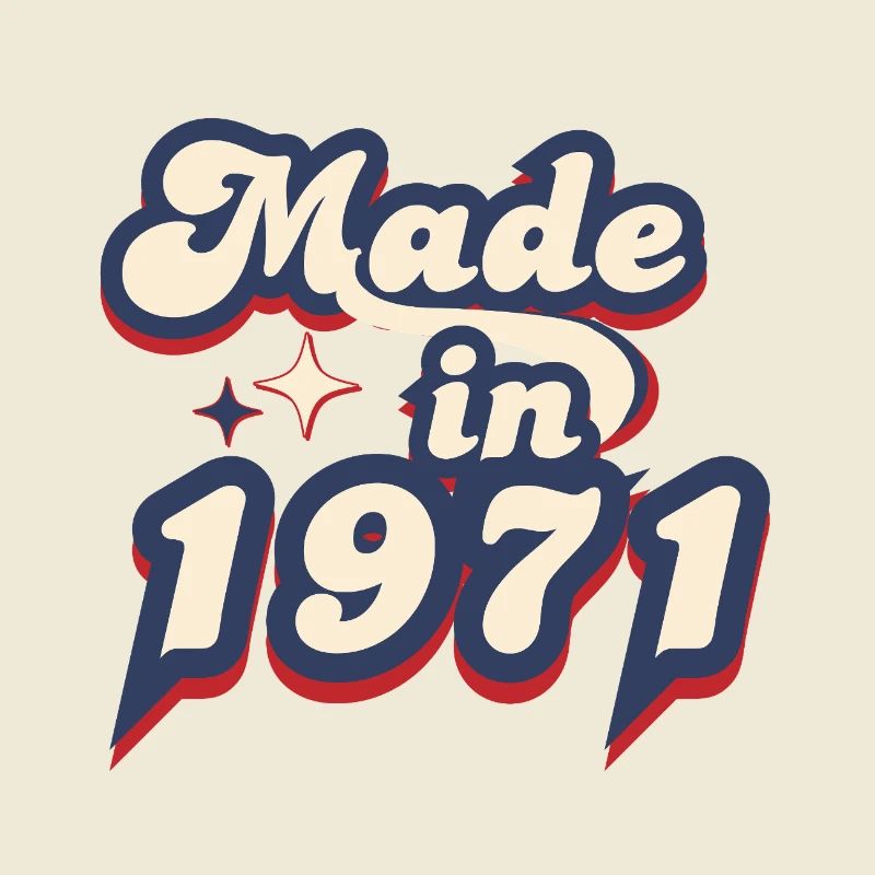 Made in 1971 retro