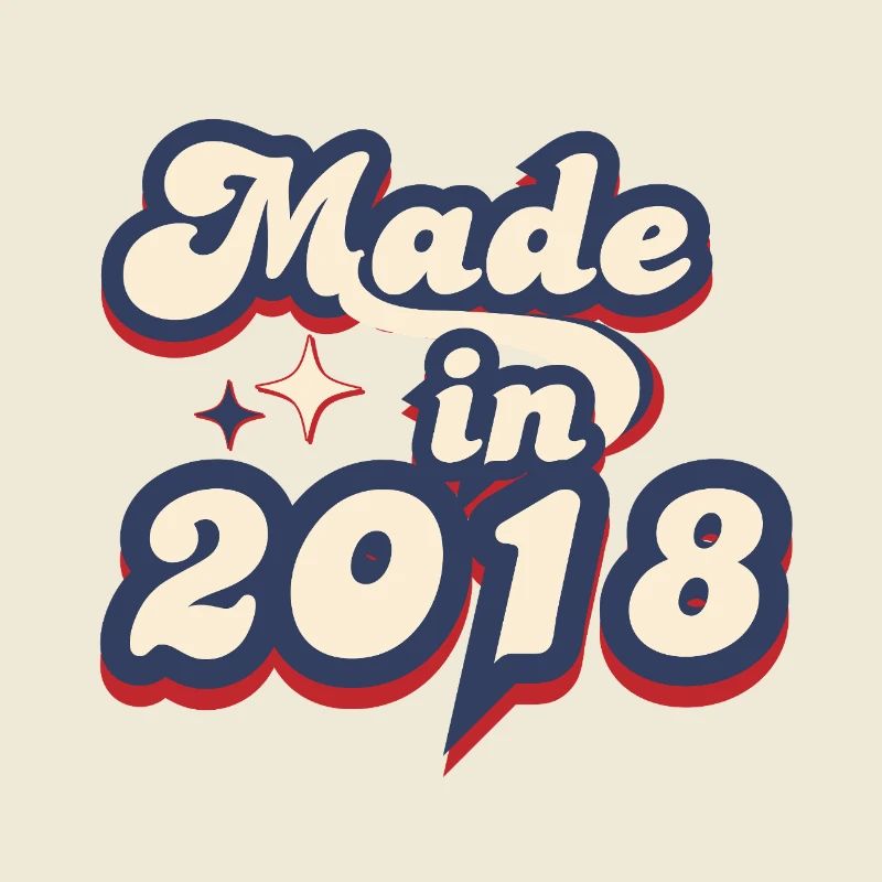 Made in 2018 retro