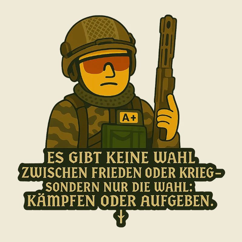 Starkes Statement – kompromisslos und klar.