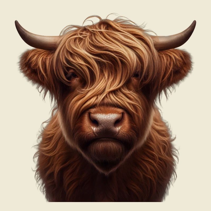 Highland Cattle Head 5