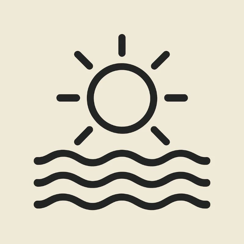 Sonne und Wasser