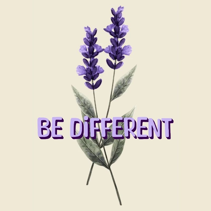 BE DIFFERENT - Affirmations d’amour de fleur de lavande